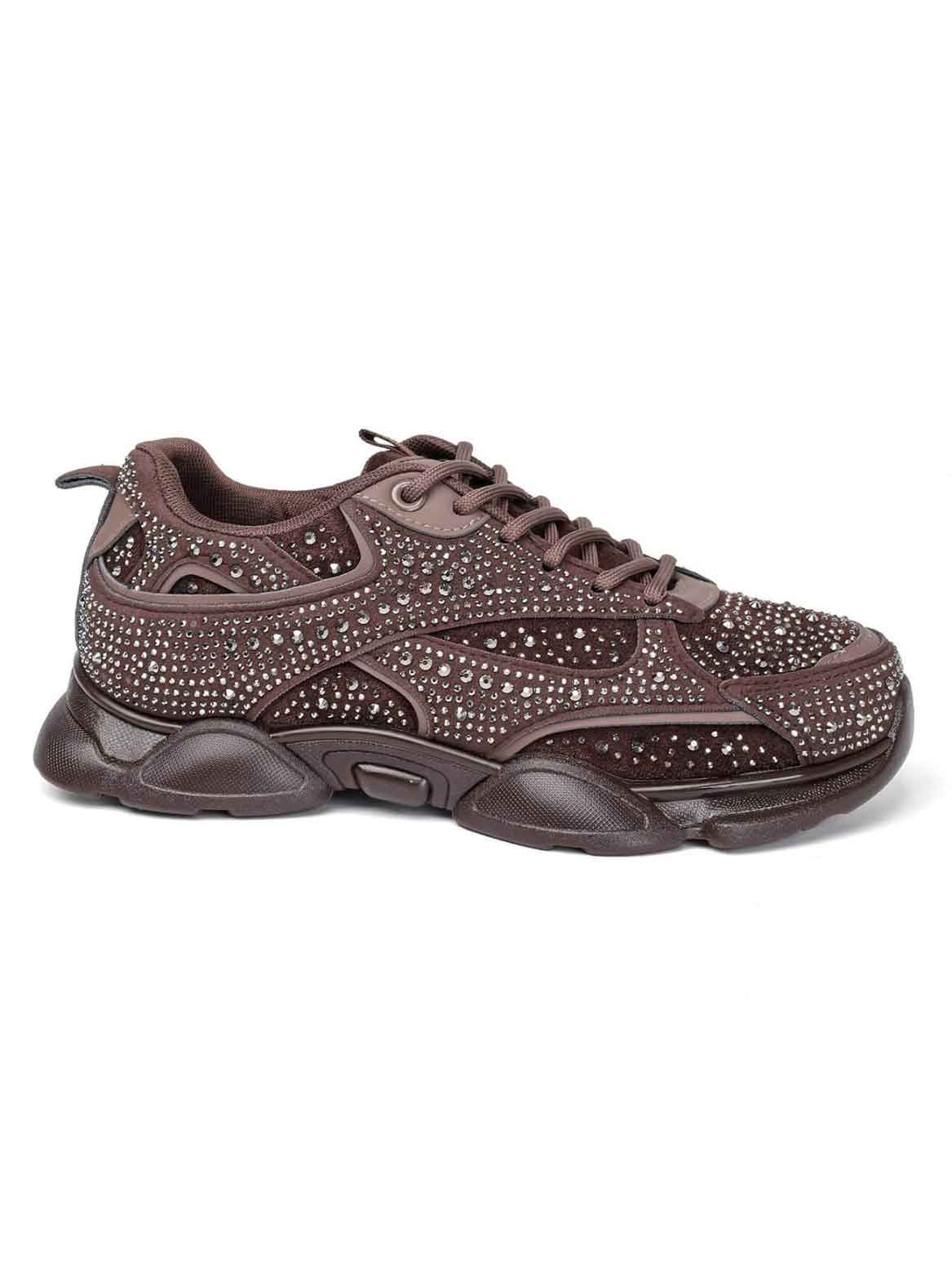 Matilda - Flotte sneakers dekoreret med funklende similisten